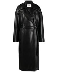 Nanushka - Liano Belted Coat - Lyst