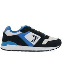 EA7 - Logo Strapped Casual Sneakers - Lyst
