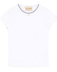 Valentino - Vlogo Signature Crewneck T-Shirt - Lyst