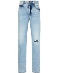 DSquared² - Distressed Light Palm Beach Wash 642 Jeans - Lyst