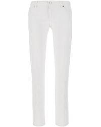 DSquared² - Logo Patch Straight Leg Jennifer Jeans - Lyst