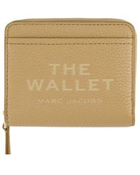 Marc Jacobs - Logo Printed Zipped Mini Compact Wallet - Lyst