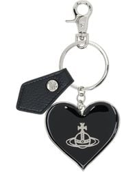 Vivienne Westwood - Mirror Heart Orb Keychain - Lyst