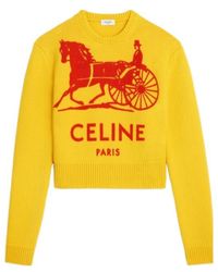 Celine - Crewneck Sweater - Lyst