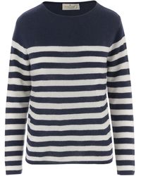 Bruno Manetti - Striped Cashmere Knitwear - Lyst