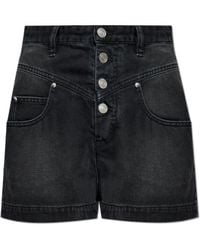 Isabel Marant - Jovany Denim Shorts - Lyst