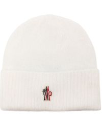 Moncler - Grenoble Logo-Patch Knitted Beanie - Lyst