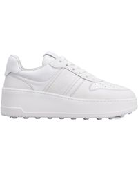 Tod's - Round-Toe Lace-Up Sneakers - Lyst