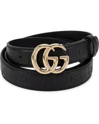 Gucci - Gg Milano Thin Belt - Lyst