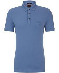 BOSS - Logo-Appliqué Polo Shirt - Lyst