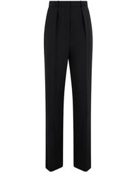 Elisabetta Franchi - Pleated Zip-Detail Casual Trousers - Lyst