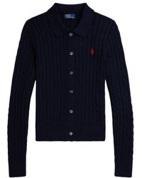 Ralph Lauren - Polo Pony Embroidered Cardigan - Lyst