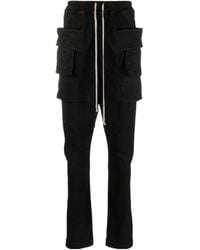 Rick Owens - Creatch Cotton-Blend Cargo Trousers - Lyst