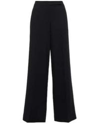 Emilia Wickstead - Wool High-Rise Wide-Leg Pants - Lyst