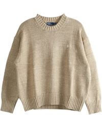 Polo Ralph Lauren - Logo Embroidered Crewneck Jumper - Lyst