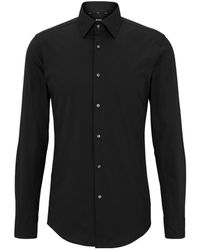 BOSS - Boss Long-Sleeved Buttoned Shirt - Lyst