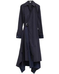 Loewe - Layered Belted Midi Dress - Lyst