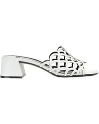 Sergio Rossi - Square-Headed High-Heeled Sandals - Lyst