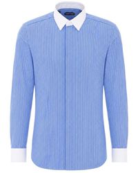 Tom Ford - Vertical-Stripe Shirt - Lyst