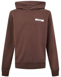 Jacquemus - Long Sleeve Hooded Sweatshirt - Lyst