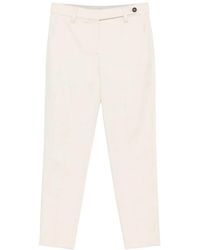 Brunello Cucinelli - Button-Fastening Slim-Fit Trousers - Lyst