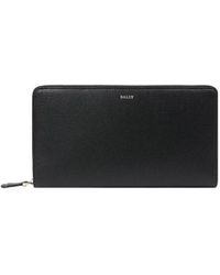 Bally - Logo Details Wallet - Lyst