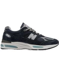 New Balance - 991V2 Lace-Up Sneakers - Lyst