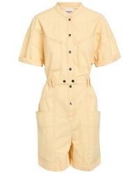 Isabel Marant - Solid Colour Romper Shorts - Lyst