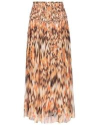 Isabel Marant - Rolande Abstract Patterned Maxi Skirt - Lyst