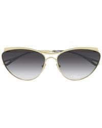 Chloé - Chloé Eyewear Cat-Eye Sunglasses - Lyst