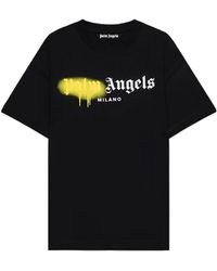 Palm Angels - Spray City Milan Dripping Logo T-Shirt - Lyst