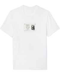 Zadig & Voltaire - Crew Neck T-Shirt - Lyst