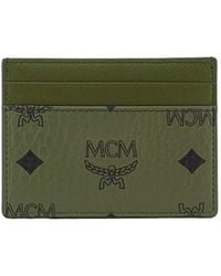 MCM - Logo Printed Wallet - Lyst