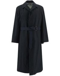 Maison Margiela - Panelled Long Sleeved Trench Coat - Lyst