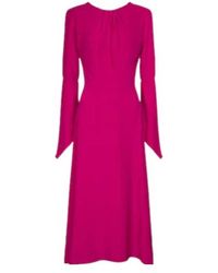Victoria Beckham - Backless Mid-Length Dress - Lyst