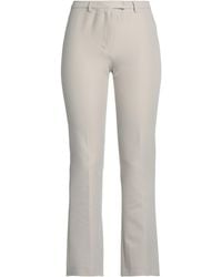 Max Mara - Solid Twill Stretch Pants - Lyst