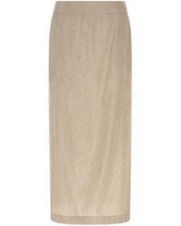 Peserico - Lame Thread Skirt - Lyst