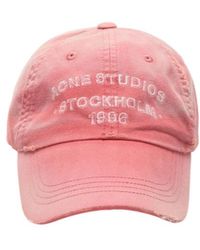 Acne Studios - Washed Logo Cap - Lyst