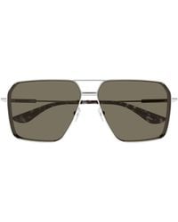 McQueen - Eyewear Pilot Frame Sunglasses - Lyst