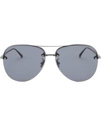 Bottega Veneta - Logo Sunglasses - Lyst