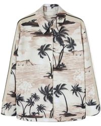 Palm Angels - Island Printed Shirt - Lyst