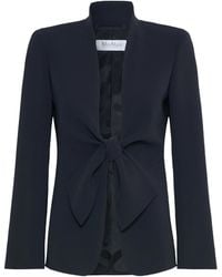 Max Mara - Tie-Front Blazer - Lyst