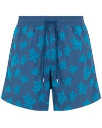 Vilebrequin - Moorea Turtle Print Swim Shorts - Lyst