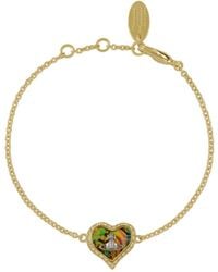 Vivienne Westwood - Heart-Charm Bracelet - Lyst