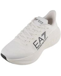 Emporio Armani - Round-Toe Low-Top Sneakers - Lyst