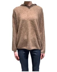 Max Mara - 'S Smmsabine Brushed Knit Hooded Sweater - Lyst
