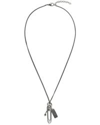 MM6 by Maison Margiela - Graffetta Charm Necklace - Lyst