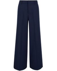 Pt Pantaloni - Pt Torino Lorenza High Waist Half Elastic Belt Pants - Lyst