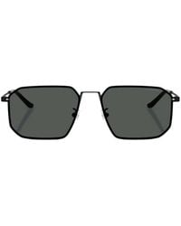 Emporio Armani - Geometric Frame Sunglasses - Lyst