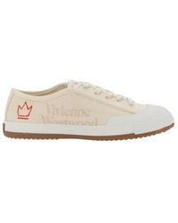 Vivienne Westwood - Logo Printed Low-Top Sneakers - Lyst